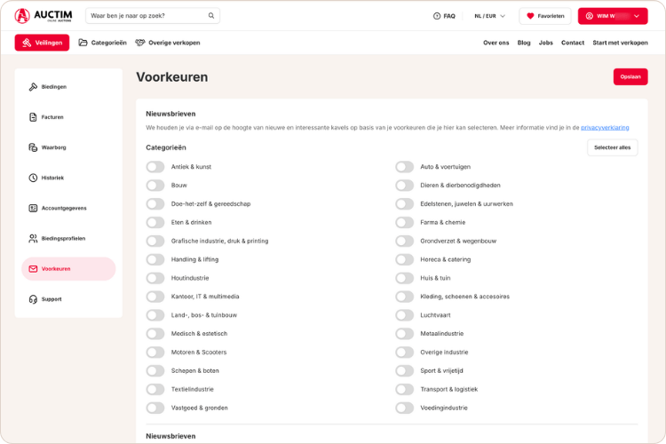 voorkeuren
